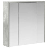 Bathroom Mirror Cabinet Concrete Grey 63.5 x 16 x 62.5 cm 889154