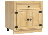Cabinet SKI Honey Brown 60 x 46 x 81.5 cm Solid Pine Wood 42007557