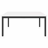 Coffee Table White 100 x 100 x 45 cm Solid Pine Wood 892770