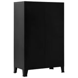 Industrial Storage Chest Black 75x40x120 cm Steel 145359
