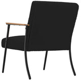Armchair Black 59 x 75 x 78 cm Curly Wool-like Fabric 42017702