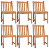 7 Piece Garden Dining Set Solid Wood Teak 3157149
