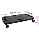 Transport Trolleys 5 pcs Black Polypropylene 200 kg 3157513