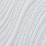 Mattress White and Grey 90 x 200 cm Memory Foam 4106302