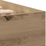 Bed Frame Artisan Oak 193 x 95 x 88 cm Engineered Wood 874122