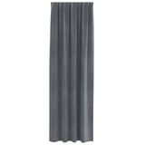 Blackout Curtains 2 pcs Light Grey 140 x 260 cm Velvet 4107292