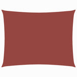 ZNTS Sunshade Sail Oxford Fabric Rectangular 3x4.5 m Terracotta 135376