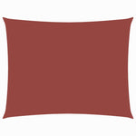 ZNTS Sunshade Sail Oxford Fabric Rectangular 3x4.5 m Terracotta 135376