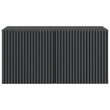 Wall-Mounted TV Cabinet Black 59.5 x 31 x 30 cm Engineered Wood 898536