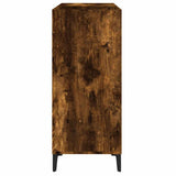 Record Cabinet Smoked Oak 84.5x38x89 cm Engineered Wood 832002