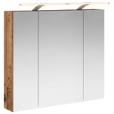 Bathroom Mirror Cabinet Old Wood 80 x 14.5 x 70 cm 889117