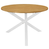 Dining Table White 120x75 cm MDF 247631
