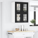 Hanging Cabinet 2 pcs Black Oak 60 x 31 x 40 cm Engineered Wood 884213