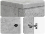 Bathroom Sink Cabinet BREDA Concrete Grey 59.5 x 31.5x 59 cm 897448