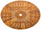 Folding Garden Table Natural 70 x 75 cm Solid Acacia Wood 42024979