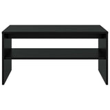 Coffee Table Black Oak 80 x 50 x 40 cm Engineered Wood 8000277