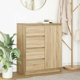 Sideboard with Drawers Sonoma Oak 71x35x84 cm Engineered Wood 861582
