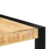 ZNTS Bar Table 140x70x110 cm Solid Mango Wood 285957