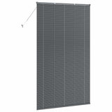 Venetian Blinds Manual Dark Grey 220 x 125 cm Aluminium 42006102
