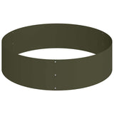Garden Planter Olive Green 120 x 120 x 20 cm Cold-rolled Steel 873658