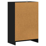 Shoe Cabinet Black 60x35x92 cm Engineered Wood 808928