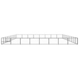 Dog Kennel Black 80 m Steel 3082189