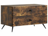 Bedside Cabinet Smoked Oak 62 x 34.5 x 47.5 cm Engineered Wood 895470