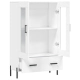 Highboard White 69.5x31x115 cm Engineered Wood 828308