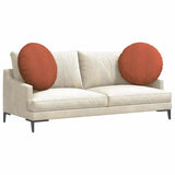 Seat Cushions 2 pcs Red Orange 80 cm Corduroy Fabric 42014267