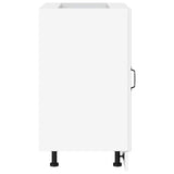 Kitchen Base Cabinet Lyon White Engineered Wood 854289