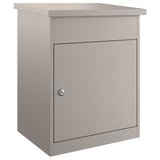 Parcel Drop Box Rusty 47.5 x 38 x 59 cm Weathering Steel 874946
