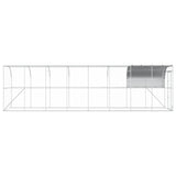 Against Wall Chicken Coop Silver 800 x 200 x 215 cm 3434743