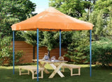 Party Tent Folding Orange 200 x 200 x 306 cm Oxford Fabric 42023518
