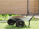 Wheelbarrow Tray Replacement Silver 90 x 63 x 28 cm Steel 42007977