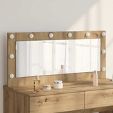 Vanity Mirror Rectangular Artisan Oak 100 x 45 x 18 cm 868332