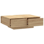 ZNTS Coffee Table Sonoma Oak 90x60x31 cm Engineered Wood 804178