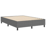 Platform Bed Frame Light Grey 140 x 200 cm Fabric 3337412
