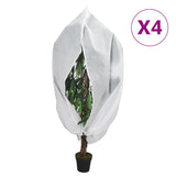 Plant Fleece Covers with Zip 4 pcs 70 g/m 2.36x2 m 3203551