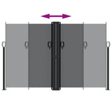 Retractable Side Awning Black 160x1000 cm 4004729