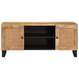 TV Cabinet with Shelf Brown 105 x 33 x 46 cm Solid Mango Wood 4018044