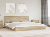 Storage Bed with Drawer Sonoma Oak 180 x 200 cm Engineered Wood 3411182