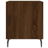 Bedside Cabinets 2 pcs Brown Oak 40x40x50 cm Engineered Wood 827611