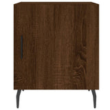 Bedside Cabinets 2 pcs Brown Oak 40x40x50 cm Engineered Wood 827611