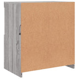 Sideboard with LED Lights Grey Sonoma 60.5x37x67 cm 836621