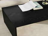 Coffee Table Black Oak 95 x 50 x 34 cm Engineered Wood 8000165