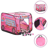 Children Play Tent with 250 Balls Pink 70x112x70 cm 3107753