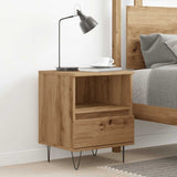 Bedside Cabinet Artisan Oak 40x35x50 cm Engineered Wood 857359