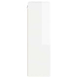 TV Wall Cabinet High Gloss White 59.5 x 31 x 100 cm 892373