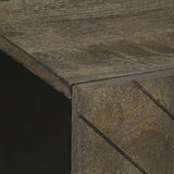 TV Cabinet Black 105x33x46 cm Solid Wood Mango 4017684