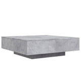 Coffee Table Concrete Grey 100x100x31 cm Engineered Wood 836598